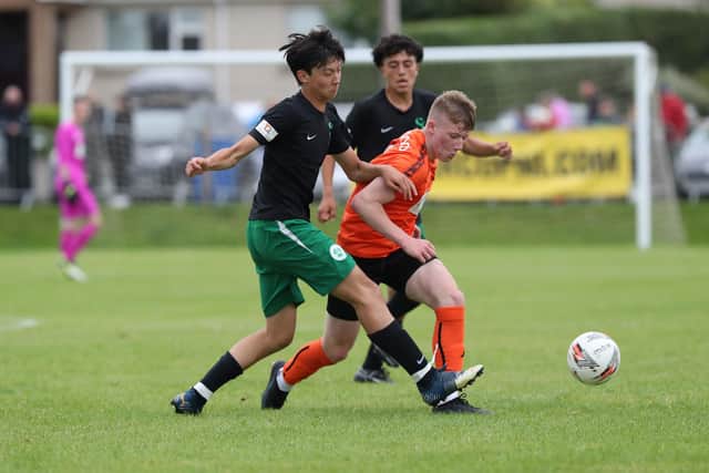 Sam Anderson in action for County Armagh' Junior side in the 2022 SuperCupNI