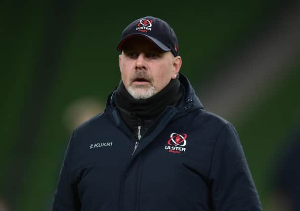 Ulster head coach Dan McFarland pictured before the Champions Cup game against La Rochelle at the Aviva Stadium in Dublin on Saturday. (Photo by Charles McQuillan/Getty Images)