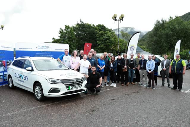 Pictured are members of the FASTER Project steering group and EV industry representatives at the first EV Talk Live regional roadshow held in Fort William last month. The Northern Ireland event will take place on Saturday, September 23 at South West College Erne Campus in Enniskillen with a series of panel discussions, industry exhibition and vehicle test drive opportunities on the day
