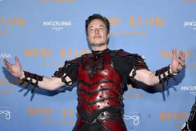 Elon Musk attends Heidi Klum's 21st annual Halloween party
