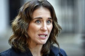 Actor Vicky McClure delivers an open letter to 10 Downing Street, London, demanding the Government urgently fulfil their promises on dementia. Picture date: Thursday January 19, 2023. PA Photo. Photo credit should read: Beresford Hodge/PA Wire