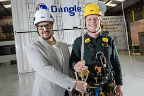Funding boost: Simon Dunn, managing director and founder of Dangle with Jacob McConkey, investment manager at Whiterock