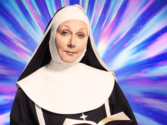 Coronation Street actress Sue Cleaver starring as Mother Superior in Sister Act at the Grand Opera House, Belfast