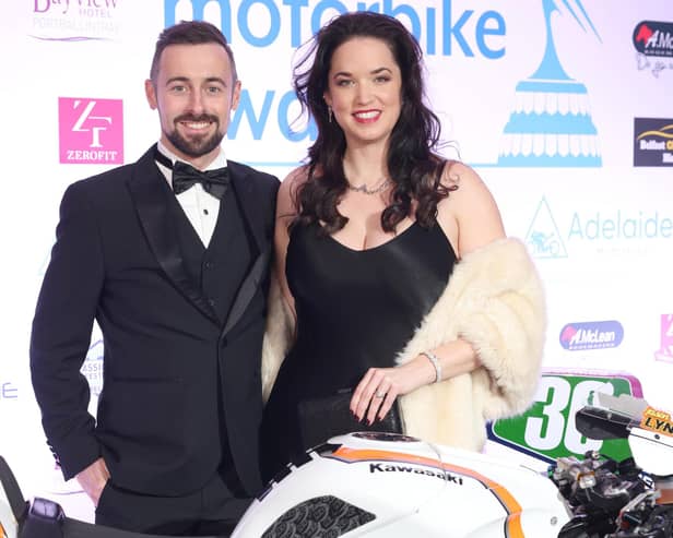 Eugene and Pippa Laverty at the Adelaide Irish Motorbike Awards in Belfast's Crowne Plaza Hotel. (Photo by Stephen Davison)