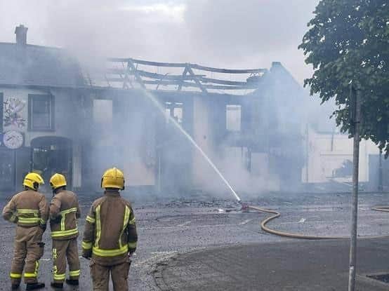 Firefighters attending a blaze in Limavady on Thursday, May 30, 2024