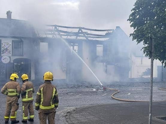 Firefighters attending a blaze in Limavady on Thursday, May 30, 2024