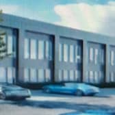 An artist’s impression of the new Jans factory in Antrim