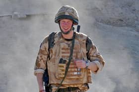 File photo dated 02/01/08 of Prince Harry (now the Duke of Sussex) patrolling the deserted town of Garmisir close to FOB Delhi (forward operating base) while posted in Helmand Province in Southern Afghanistan. In the third episode of the Netflix documentary "Harry and Meghan" the Duke of Sussex has discussed his decade-long stint in the army and describing how that time "burst" the bubble of his life in the royal family. Issue date: Thursday December 8, 2022.