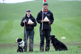 Petter Landfald, from Norway and Tyler McKinlay, from Lanark, Scotland, were crowned World Champion and Young Handler World Champion respectively, at the World Sheepdog Trials, which took place at Gill Hall Estate, Dromore.   
Photo by Kelvin Boyes / Press Eye.