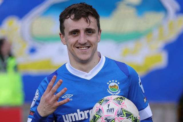 Joel Cooper stole the headlines for a second weekend running by netting four times in Linfield's 7-0 Danske Bank Premiership victory over Newry City at Windsor Park