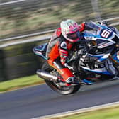 Eugene McManus on the MasterMac Honda at the Sunflower Trophy races at Bishopscourt in Co Down in 2025. (Photo by Rod Neill/Pacemaker Press)