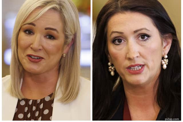 DUP deputy First Minister Emma Little-Pengelly claimed Sinn Fein First Minister Michelle O’Neill had rejected an invitation for the both of them to meet Chief Secretary to the Treasury Emma Reynolds alongside Northern Ireland Secretary Sir Chris Bryant.