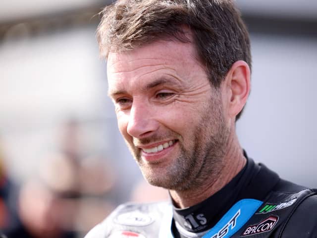 Michael Sweeney from Skerries was injured in a crash at the North West 200 on Saturday
