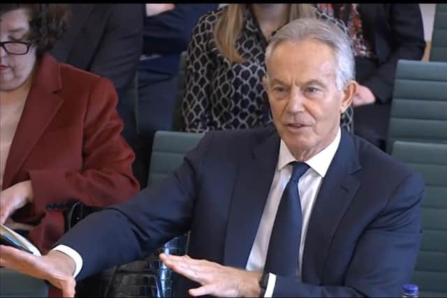 Tony Blair speaking in the NI Affairs Committee, 16-03-23