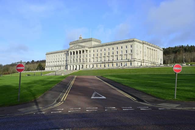 Stormont Parliament Buildings home to the Northern Ireland Assembly in  Belfast, Northern Ireland. 
Picture By: Arthur Allison/Pacemaker Press.