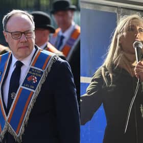 Lord Dodds, left, says Carla Lockhart should not be disrespected in any way over her stance on Drumcree.