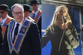 Lord Dodds, left, says Carla Lockhart should not be disrespected in any way over her stance on Drumcree.