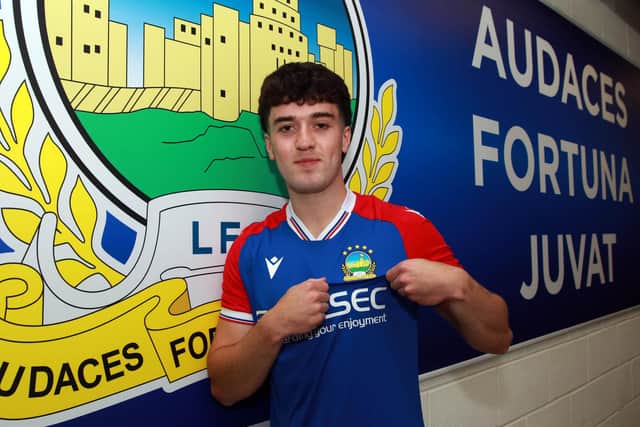 Darragh McBrien following his move to Linfield from Dungannon Swifts. (Photo by Colin McMaster/Pacemaker)