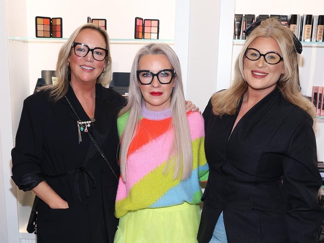Aine McConathy, Gemma Martin and Francesca McStravoch at the opening of the first Bellamianta store.