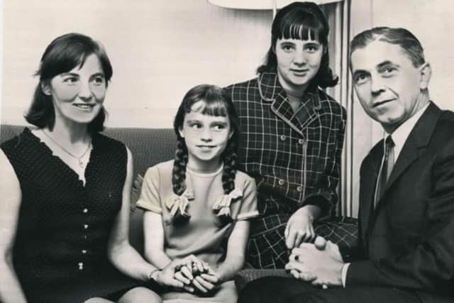 Thomas Niedermayer with wife Ingeborg and children Renate and Gabriele. Events are taking place in Belfast and Lisburn on Friday ahead of the anniversary of the death of Mr Niedermayer, who was kidnapped by the IRA on December 27 1973. His body was not found until seven years later in 1980, when he was discovered in a shallow grave in Colin Glen, Belfast
