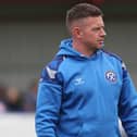Limavady United manager Paul Owens. (Photo by Desmond Loughery/Pacemaker Press)