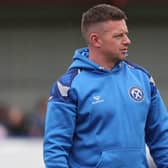 Limavady United manager Paul Owens. (Photo by Desmond Loughery/Pacemaker Press)