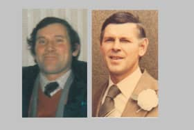 Brothers murdered by the IRA: Thomas Irwin, and Frederick Irwin. Thomas was the father of Rev Alan Irwin, Frederick was uncle. Rev Irwin says: "My father was at work when he was murdered, my uncle on the way to work when murdered. Should they not have been there?"