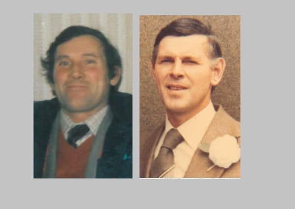 Brothers murdered by the IRA: Thomas Irwin, and Frederick Irwin. Thomas was the father of Rev Alan Irwin, Frederick was uncle. Rev Irwin says: "My father was at work when he was murdered, my uncle on the way to work when murdered. Should they not have been there?"