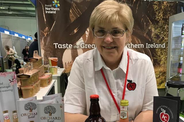 Helen Troughton of Troughton’s Premium Mixers and Armagh Cider in Co Armagh is showing a range of soft drinks at Gifted in Dublin
