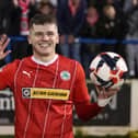 Ronan Hale hit an extra-time hat-trick in Cliftonville's 3-0 victory over Coleraine. PIC: Desmond LougheryPacemaker Press