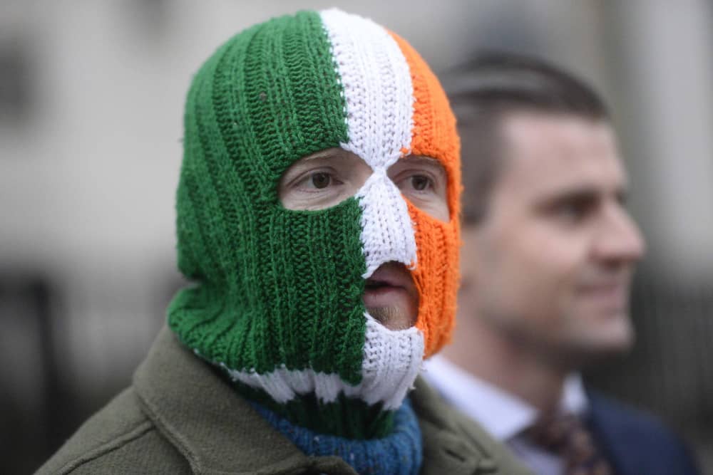 JJ O'Dochartaigh, also known as DJ Provai, of rap group Kneecap. The group's film has been nominated for a slew of international awards.