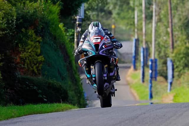 Michael Dunlop (MD Racing BMW) won the Richard King Haulage Grand Final finale at the Mid-Antrim 150 for a five-timer. (Photo by Rod Neill/Pacemaker Press)