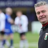 Glentoran assistant manager John Gregg led the north Belfast side to all three points at Dungannon Swifts