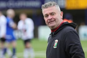 Glentoran assistant manager John Gregg led the north Belfast side to all three points at Dungannon Swifts