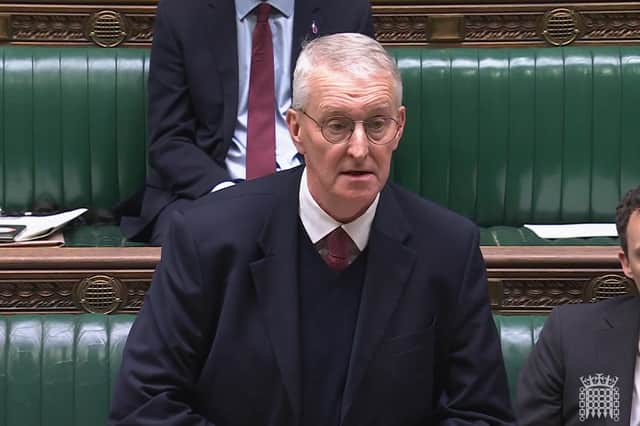 Hilary Benn said that the government will "clearly differentiate between the role played during the Troubles by our brave security forces and the actions of paramilitary terrorists". Great. But it is obvious that this needed said clearly many years ago