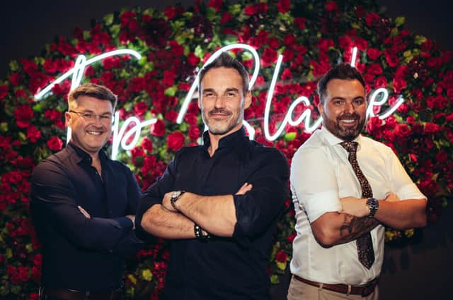 Top Blade Opens Second Restaurant in Portadown. Pictured are the three owners of Top Blade, John Crawford, Aaron Taggart and Kenny Parker