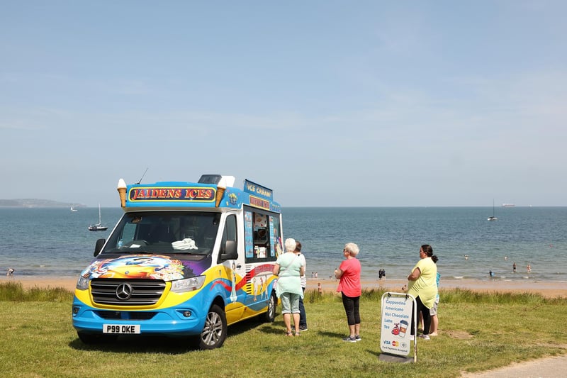 People enjoy the bank holiday Monday good weather at Helen’s Bay, Co. Down. 

Picture by Jonathan Porter/PressEye