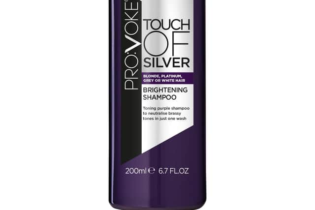 Provoke Touch Of Silver Brightening Shampoo, £2.99, available from Boots.