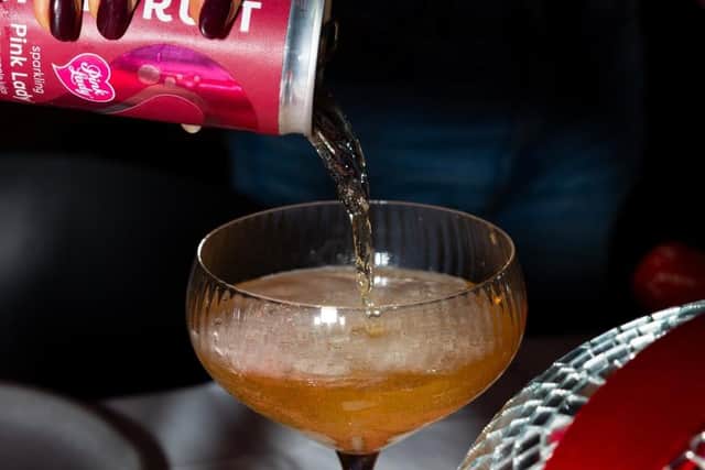 The new sparkling Pink Lady apple juice