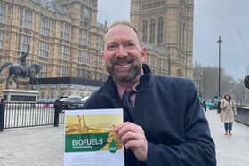 OFTEC Ireland Manager, David Blevings, pictured outside Westminster last week