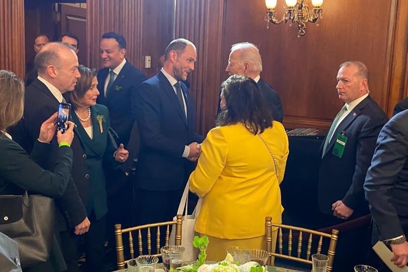 Lyndon with President Joe Biden