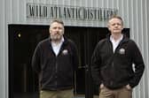 Wild Atlantic Whiskey in Castlederg, Co Tyrone is growing successfully in the US, Canada and parts of Europe such as Germany. Our picture shows founders Jim Nash and Brian Ash at the successful distillery
