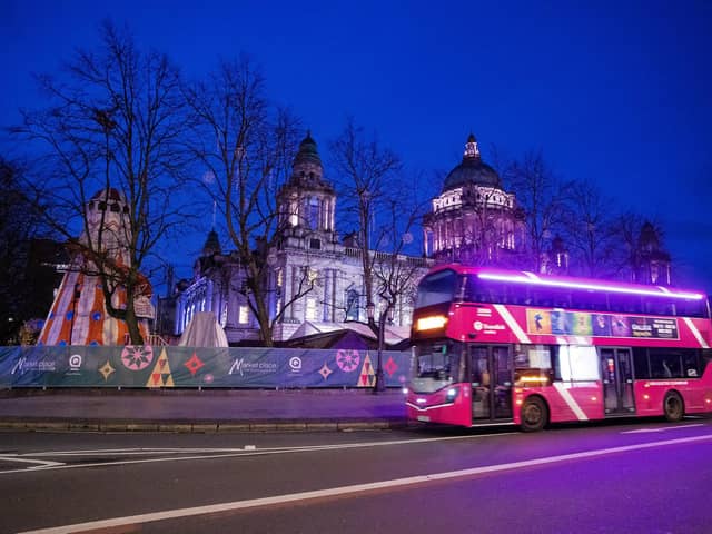 Translink said its late night buses and trains carried over 10,000 people during the festive period