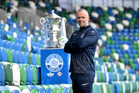 Dungannon Swifts manager Rodney McAree leads his side into the Irish Cup final this weekend. (Photo by Stephen Hamilton/Inpho)