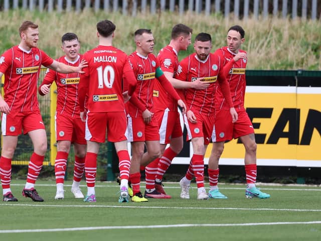 Cliftonville will face Larne in an Irish Cup semi-final at Windsor Park this evening. PIC: Desmond Loughery/Pacemaker Press