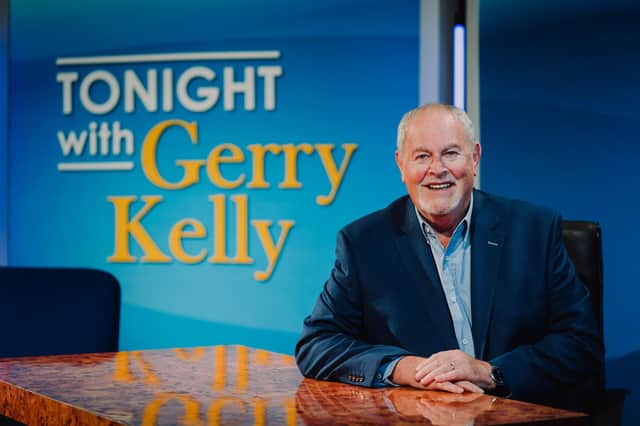 Gerry Kelly on the set of the show which can be viewed on NVTV and YouTube