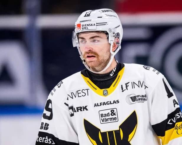 Blake Speers has signed with the Belfast Giants for the remainder of the 2023/24 season. Picture: Emma Wallskog/Bildbryån