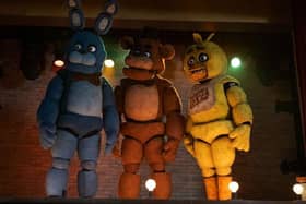 Some of the main characters from 'Five Nights at Freddies'. Image from Universal Pictures