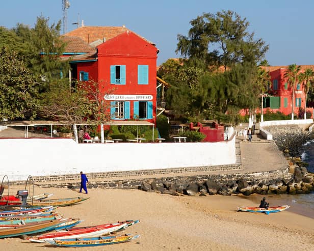 Goree Island, home to the UNESCO World Heritage Slave House in Senegal.