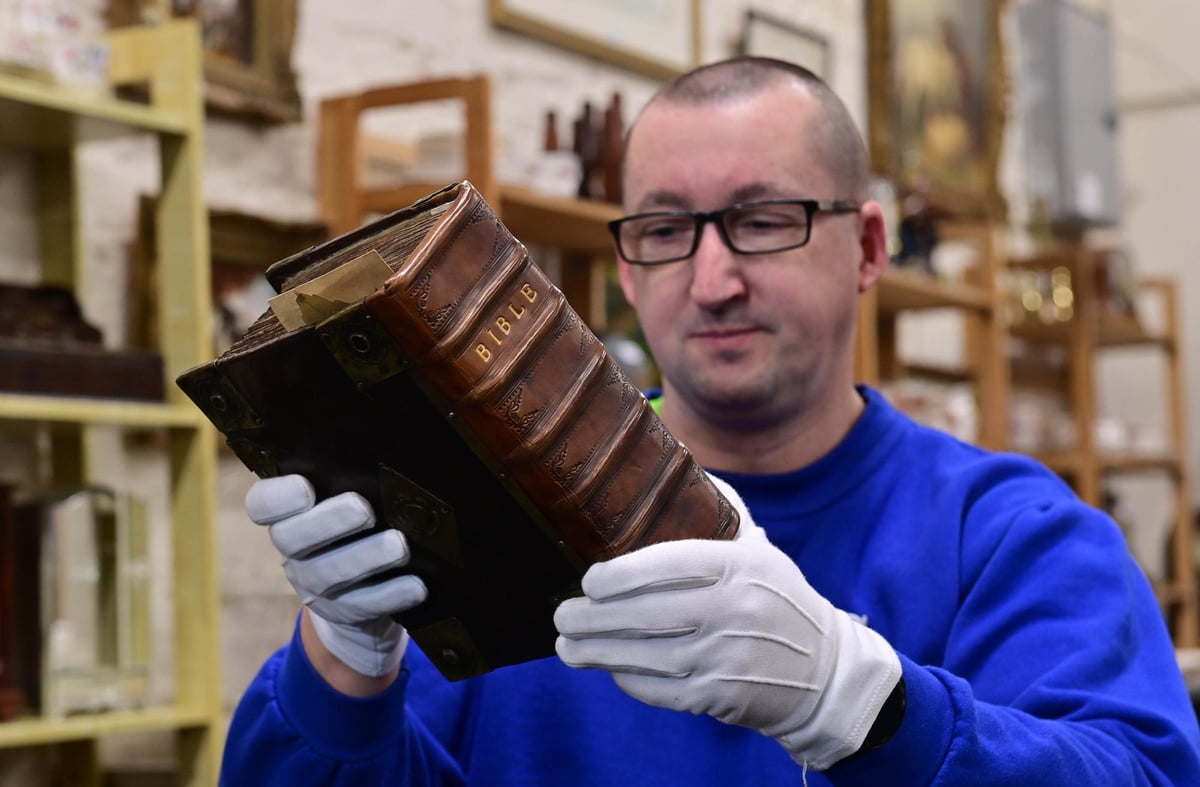 Ancient &#8216;Geneva Bible&#8217; sells for £20,000 in East Belfast